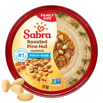 Sabra Hummus, Roasted Pine Nut, Family Size