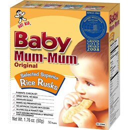 Baby Mum-Mum Rice Rusks, Original