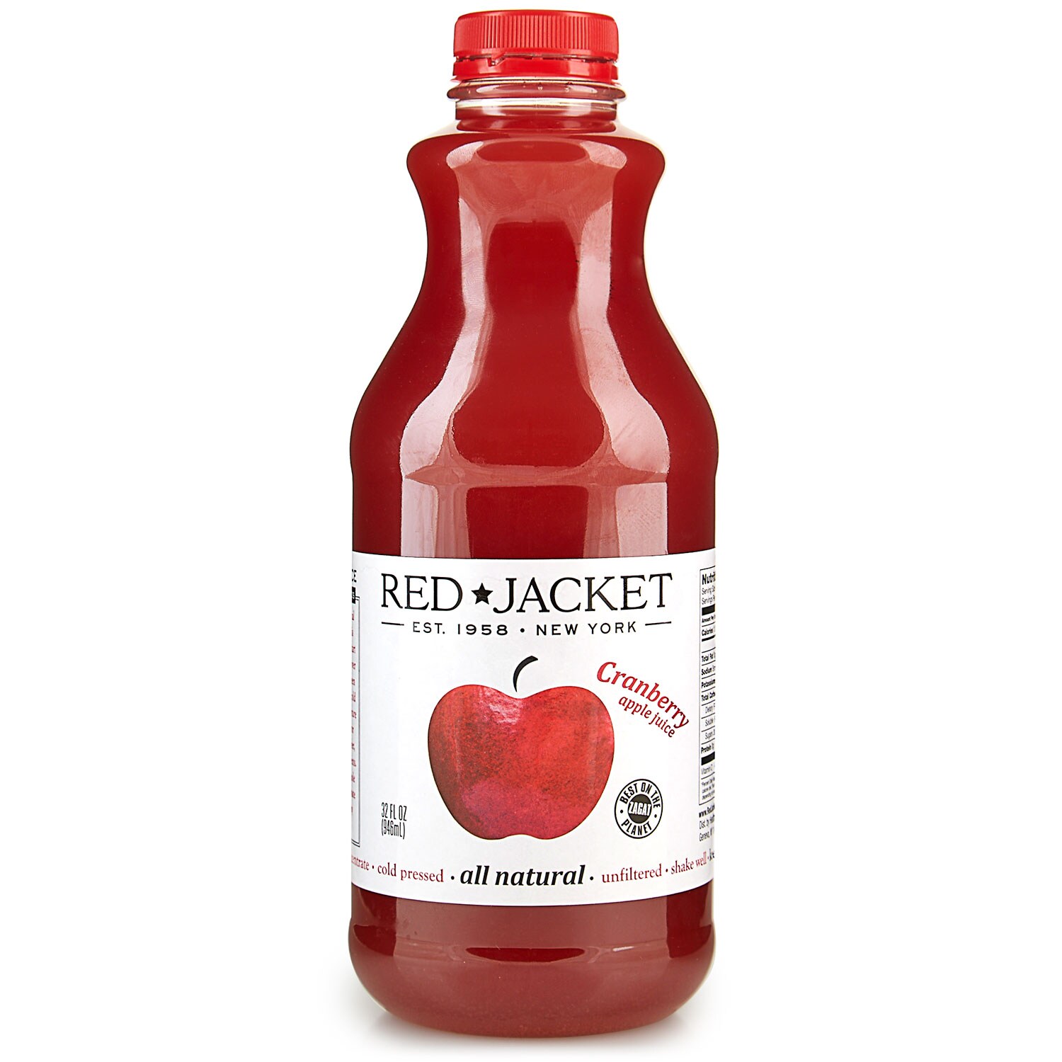 Red Jacket Orchards Cranberry Apple Juice, Plastic Bottle