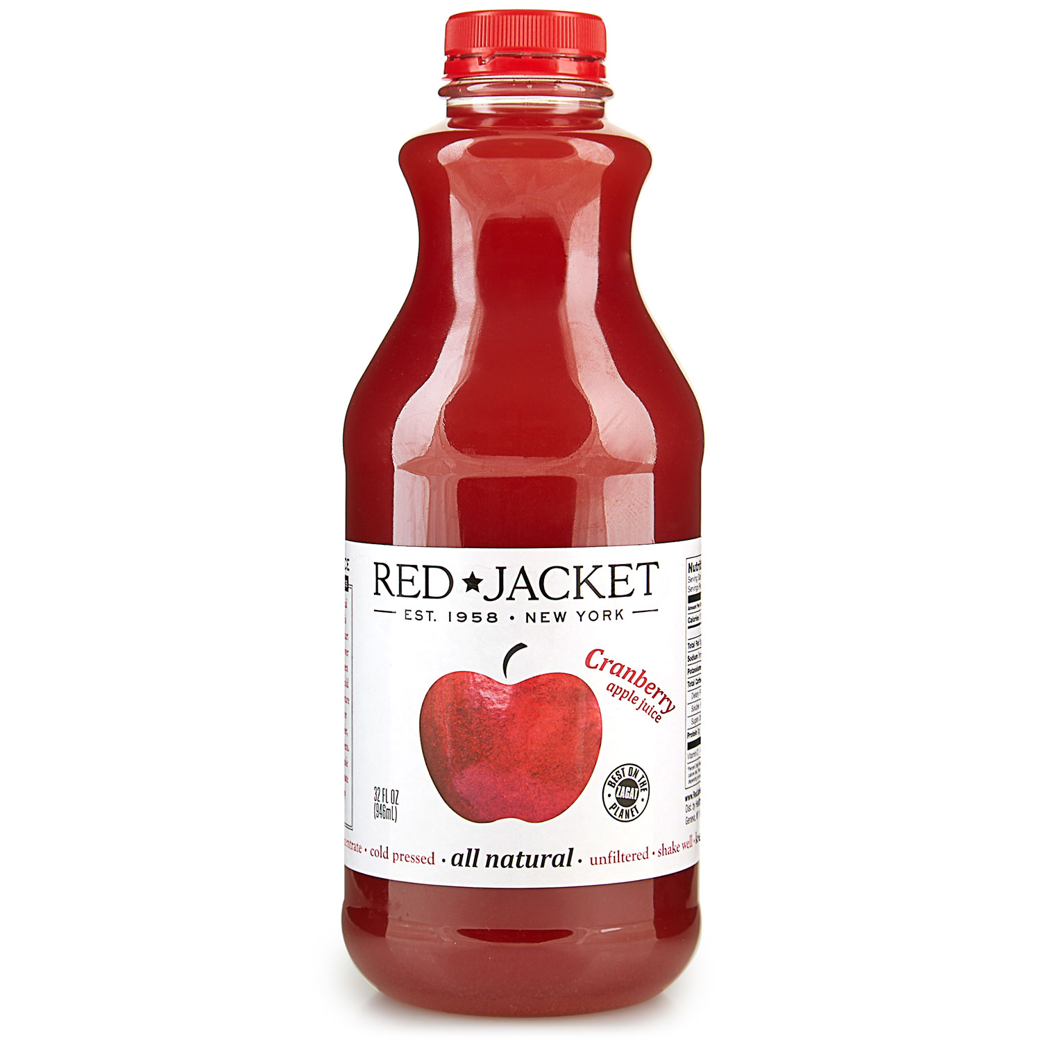 Red Jacket Orchards Cranberry Apple Juice, Plastic Bottle