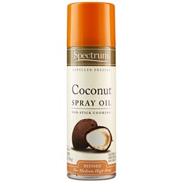 Spectrum Coconut Spray Oil, Non-Stick Cooking, Refined, For Medium High Heat