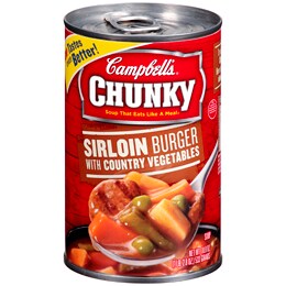 Campbell's Chunky Soup, Sirloin Burger with Country Vegetables