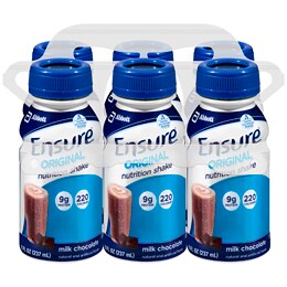 Ensure Shake, Milk Chocolate, Plastic Bottles
