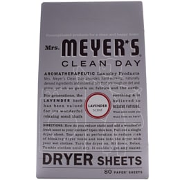 Mrs. Meyer's Clean Day Dryer Sheets, Lavender