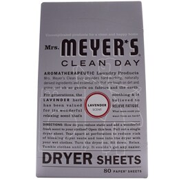 Mrs. Meyer's Clean Day Dryer Sheets, Lavender