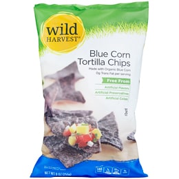 Wild Harvest Organic Blue Corn Tortilla Chips