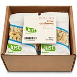 Product Image - Just FreshDirect Raw Cashews Snack Packs