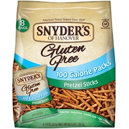 Snyder's of Hanover Gluten-Free 100 Calorie Pretzel Packs