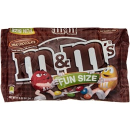 M&M's Chocolate Candies, Milk Chocolate, Fun Size