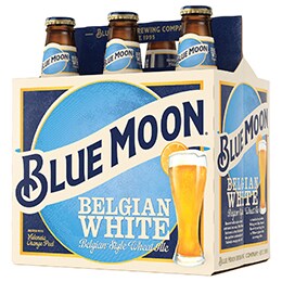 Blue Moon Belgian White Wheat Ale, Glass Bottles