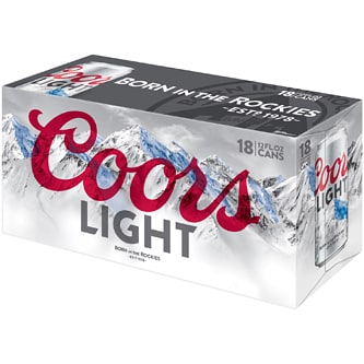Coors Light Lager, Cans