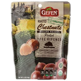Gefen Organic Roasted and Peeled Whole Chestnuts