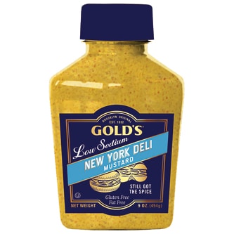 Gold's Reduced Salt New York Deli Mustard