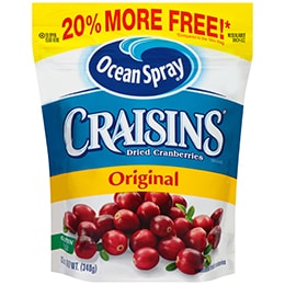 Ocean Spray Craisins Dried Cranberries, Original