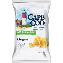Cape Cod 40% Reduced Fat Kettle Cooked Potato Chips, Original