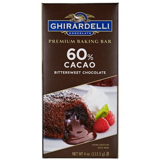 Ghirardelli Premium Baking Bar, 60% Cacao Bittersweet Chocolate