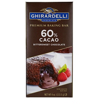 Ghirardelli Premium Baking Bar, 60% Cacao Bittersweet Chocolate