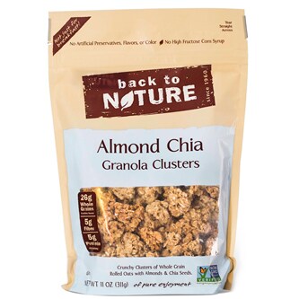 Order Back To Nature Granola Clusters Almond Chia Fast Delivery