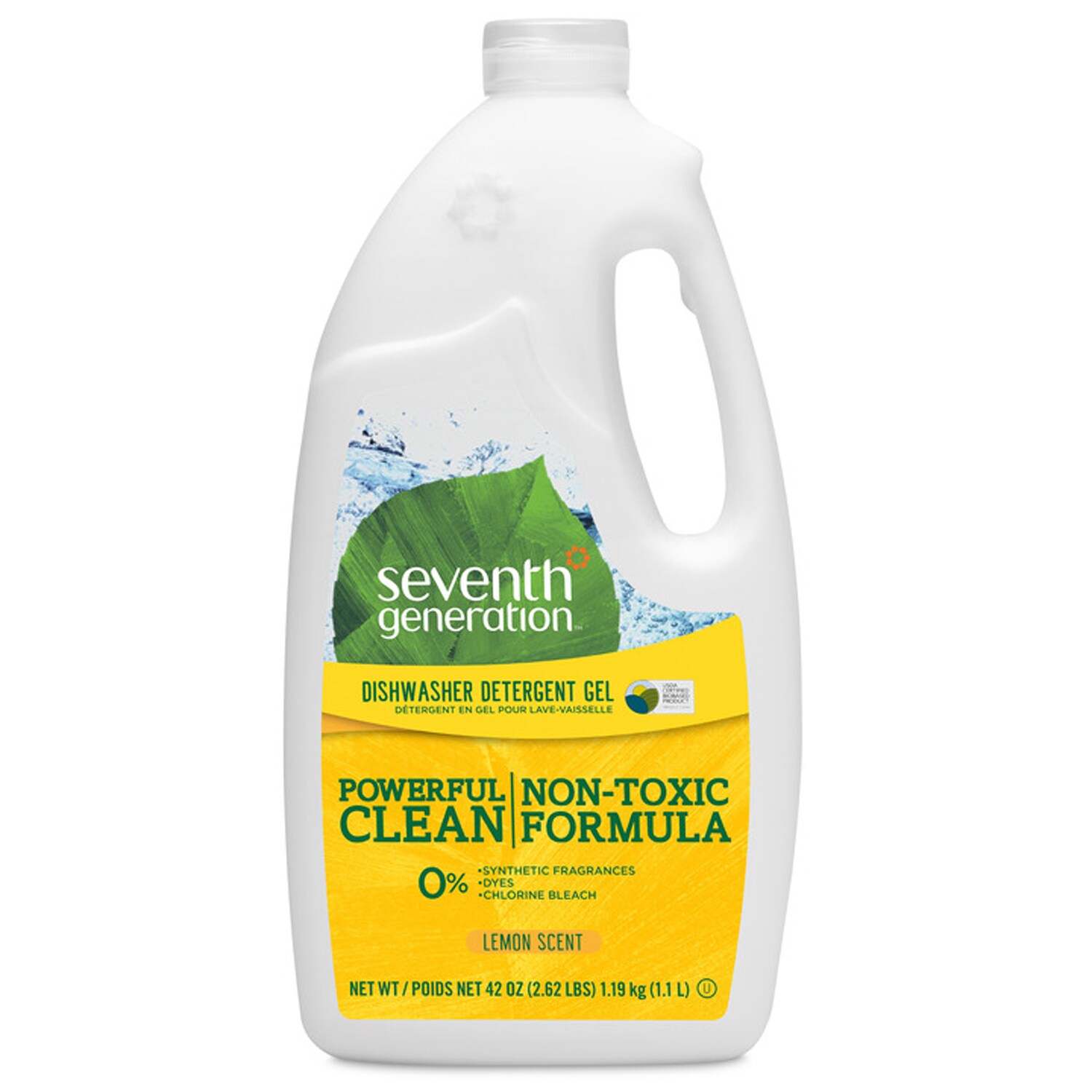 Seventh Generation Natural Automatic Dishwasher Detergent Gel, Lemon