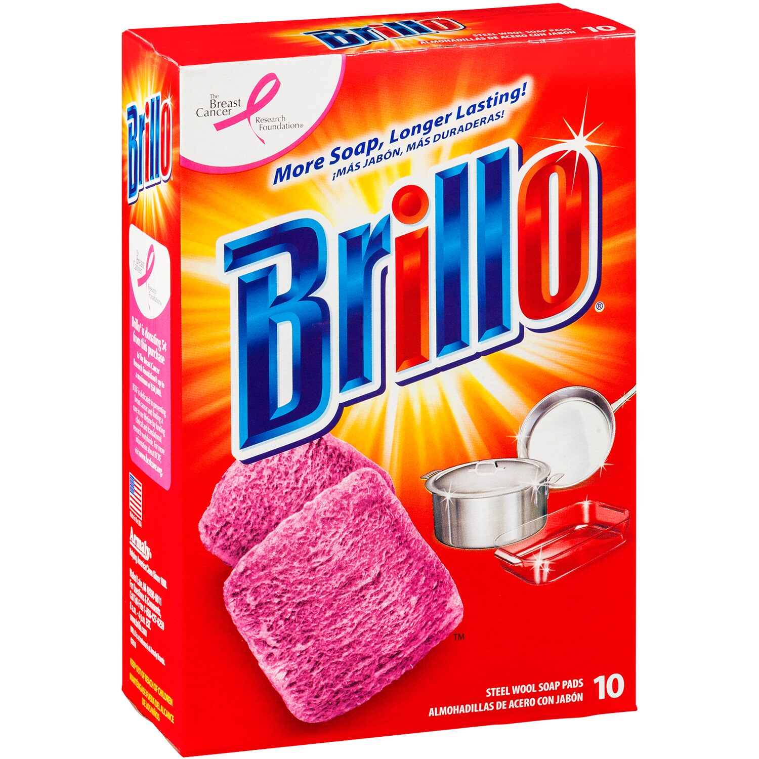 Brillo Steel Wool Soap Pads w/o Handle  