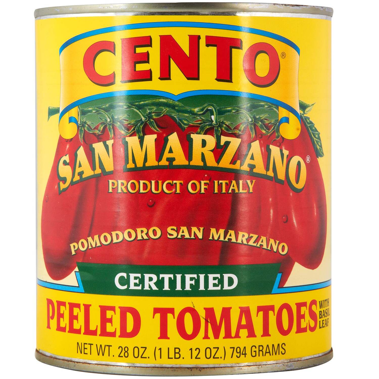Order Cento San Marzano Certified Peeled Tomatoes with Basil Leaf