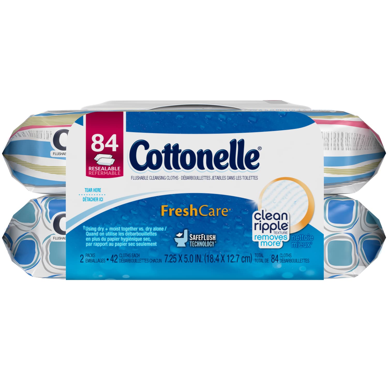 Cottonelle Fresh Flushable Cleansing Cloths - Refill