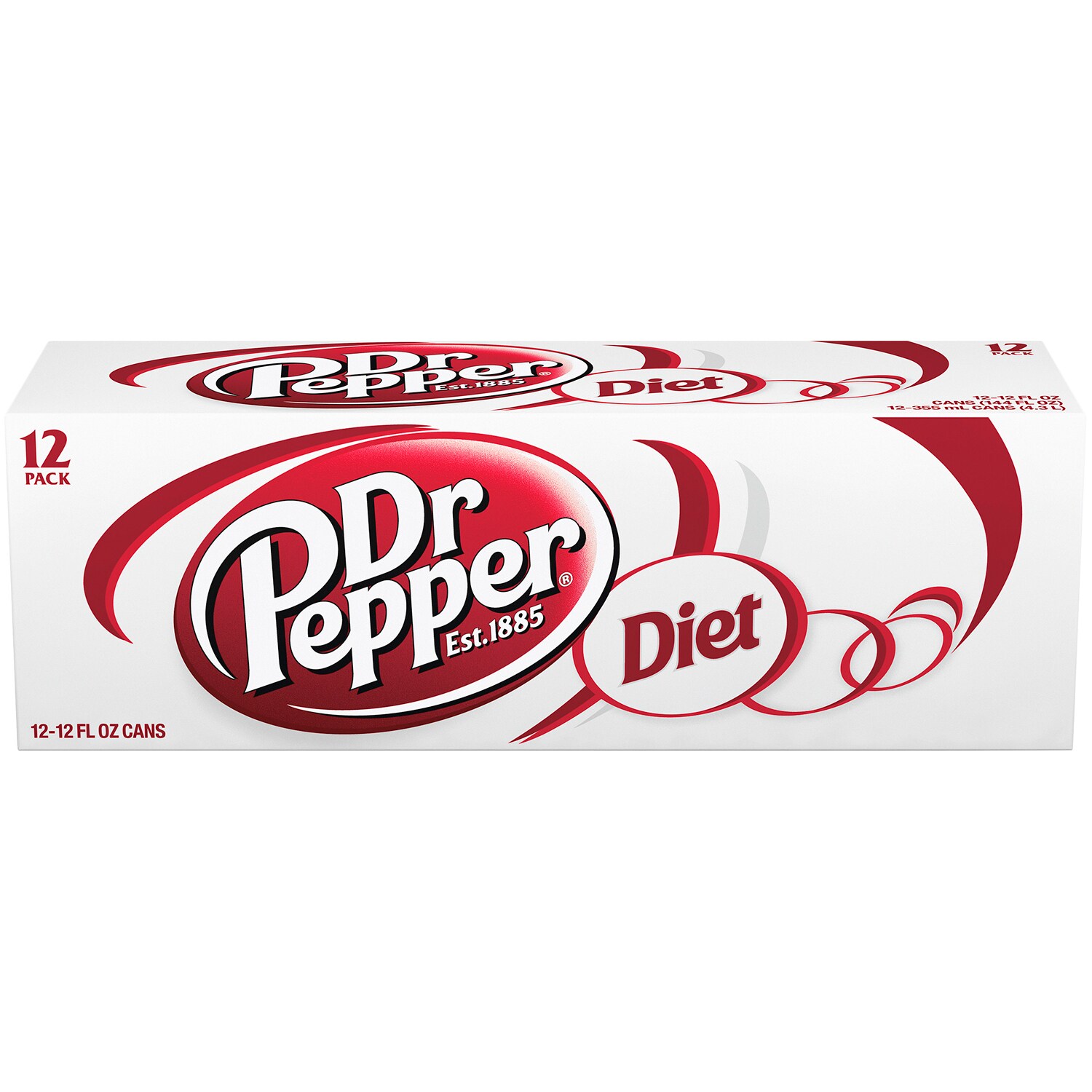Diet Dr Pepper Soda, Cans