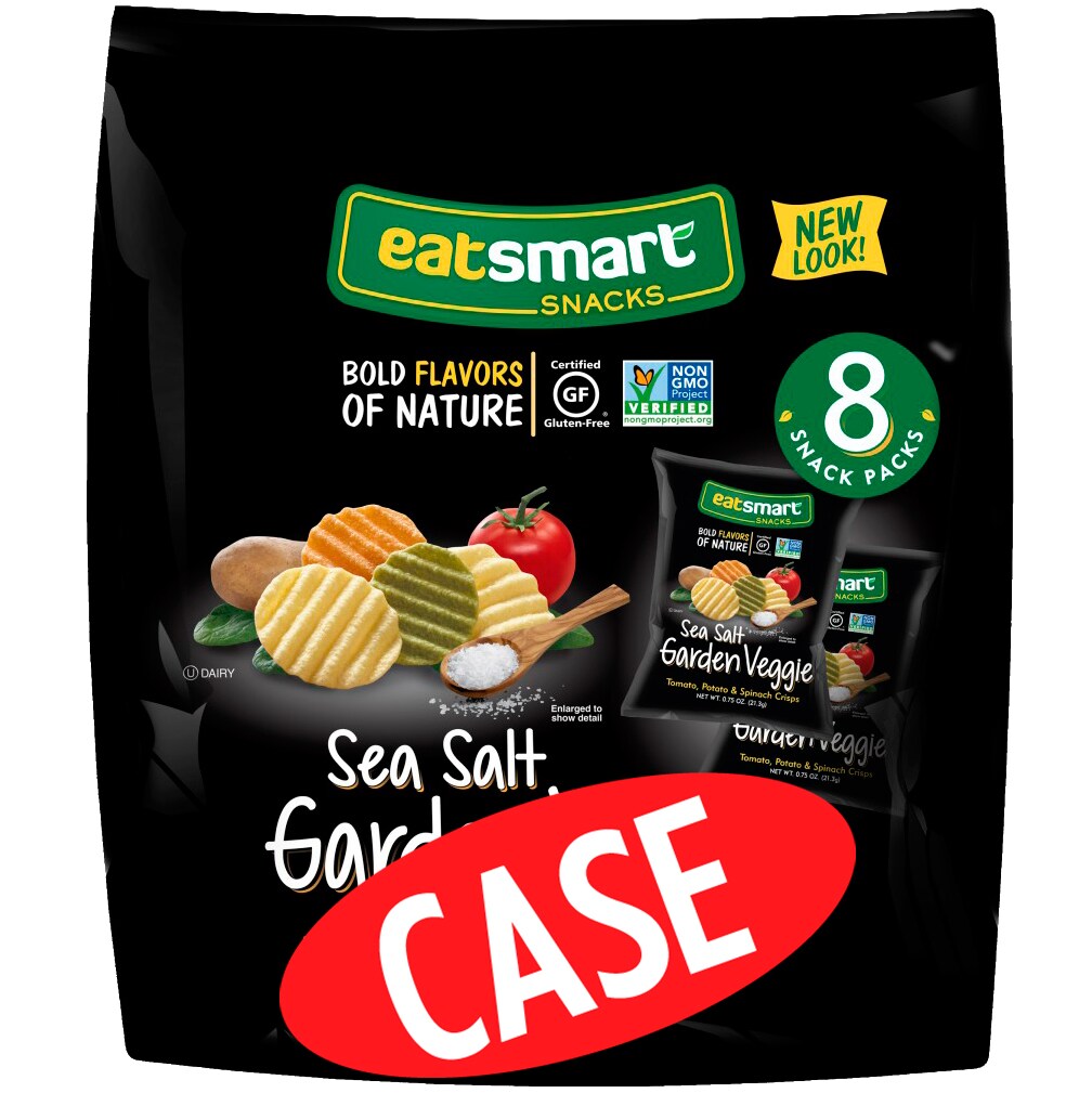 Snyder's of Hanover Eat Smart Naturals Veggie Crisps - 100 Calorie Packs, Case