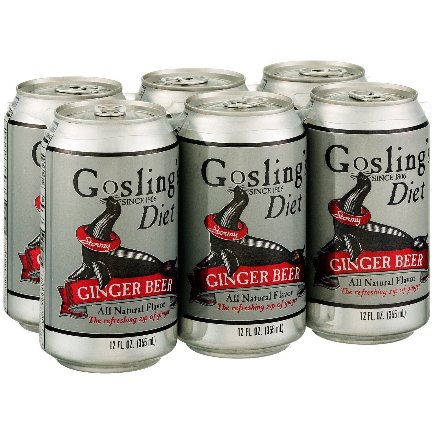 Order Gosling S All Natural Diet Ginger Beer Cans Fast Delivery
