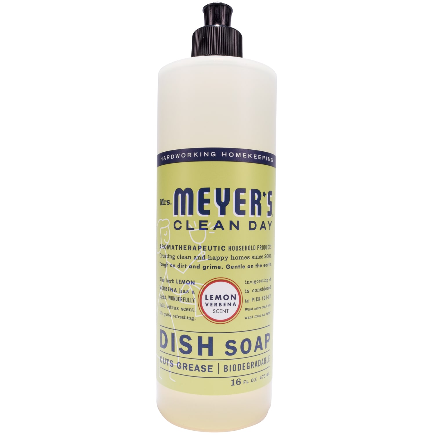 Mrs. Meyer's Clean Day Liquid Dish Soap, Lemon Verbena