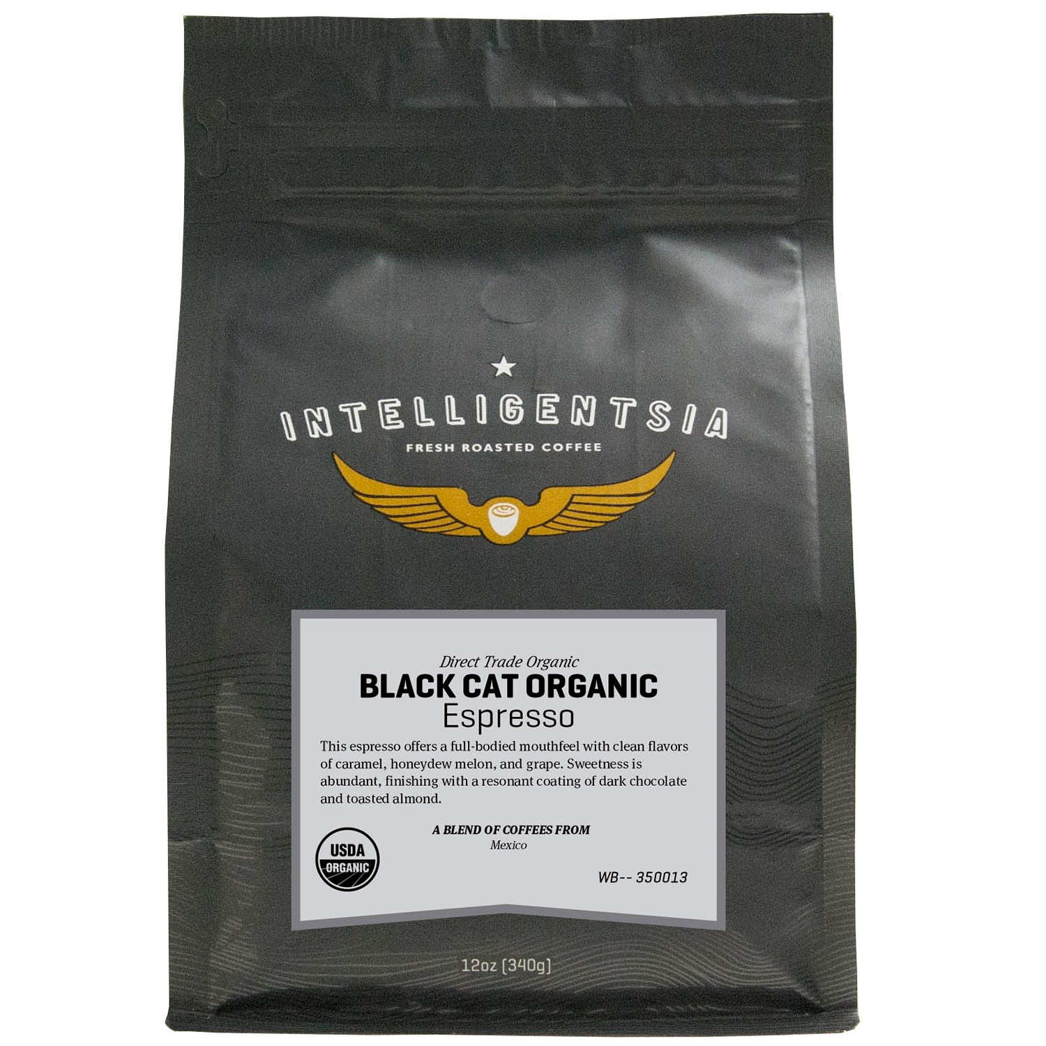 Intelligentsia Organic Black Cat Whole Bean Espresso