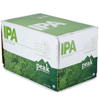 Peak Organic IPA, Cans