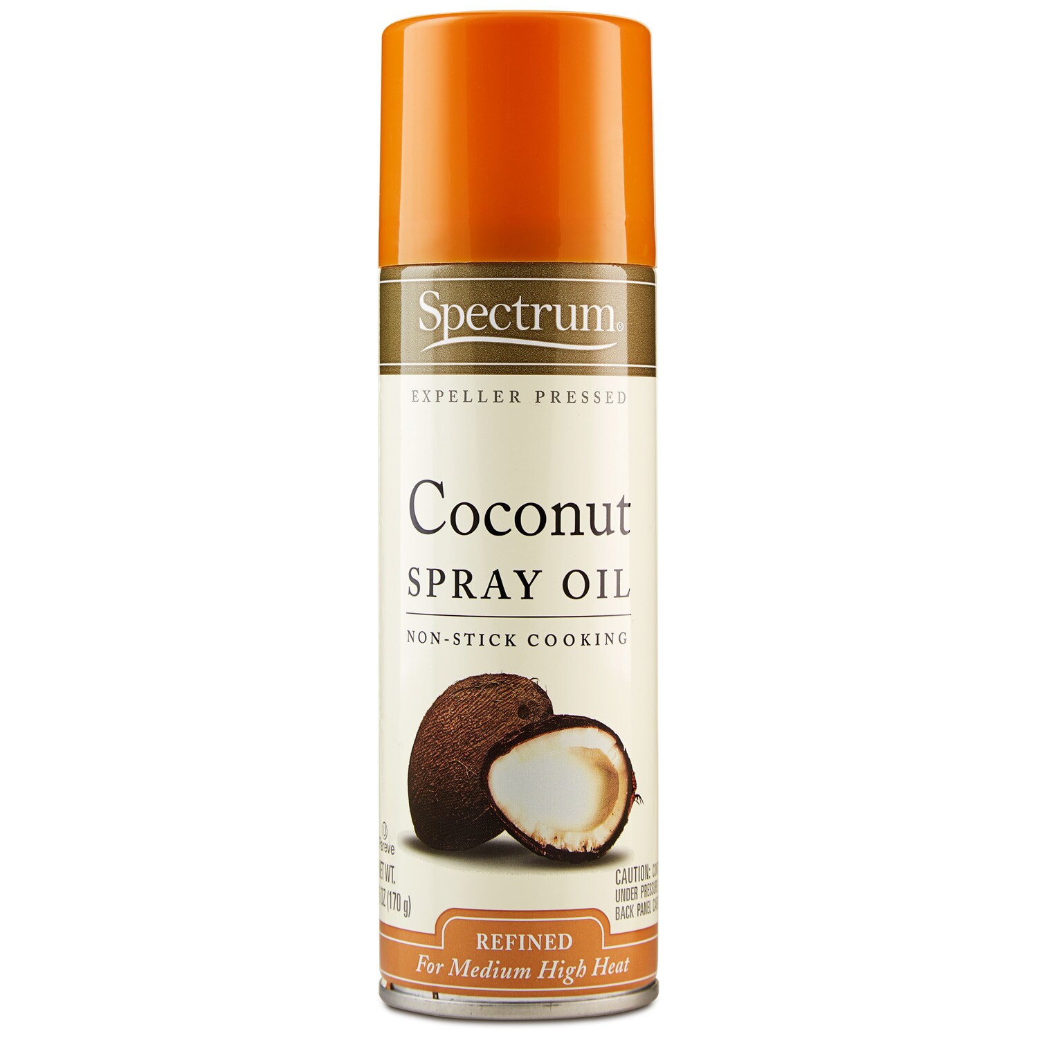 Spectrum Coconut Spray Oil, Non-Stick Cooking, Refined, For Medium High Heat