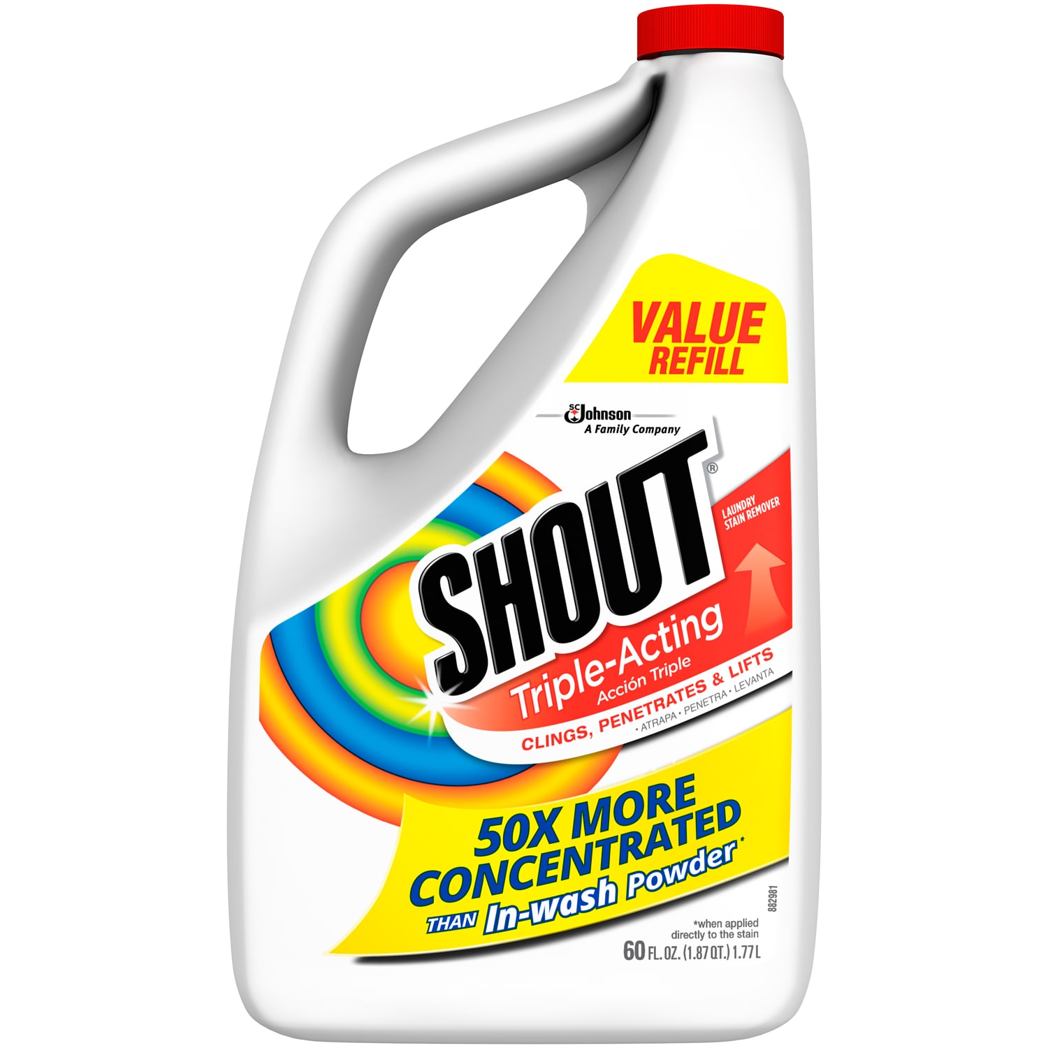 Shout Triple-Acting Liquid Refill