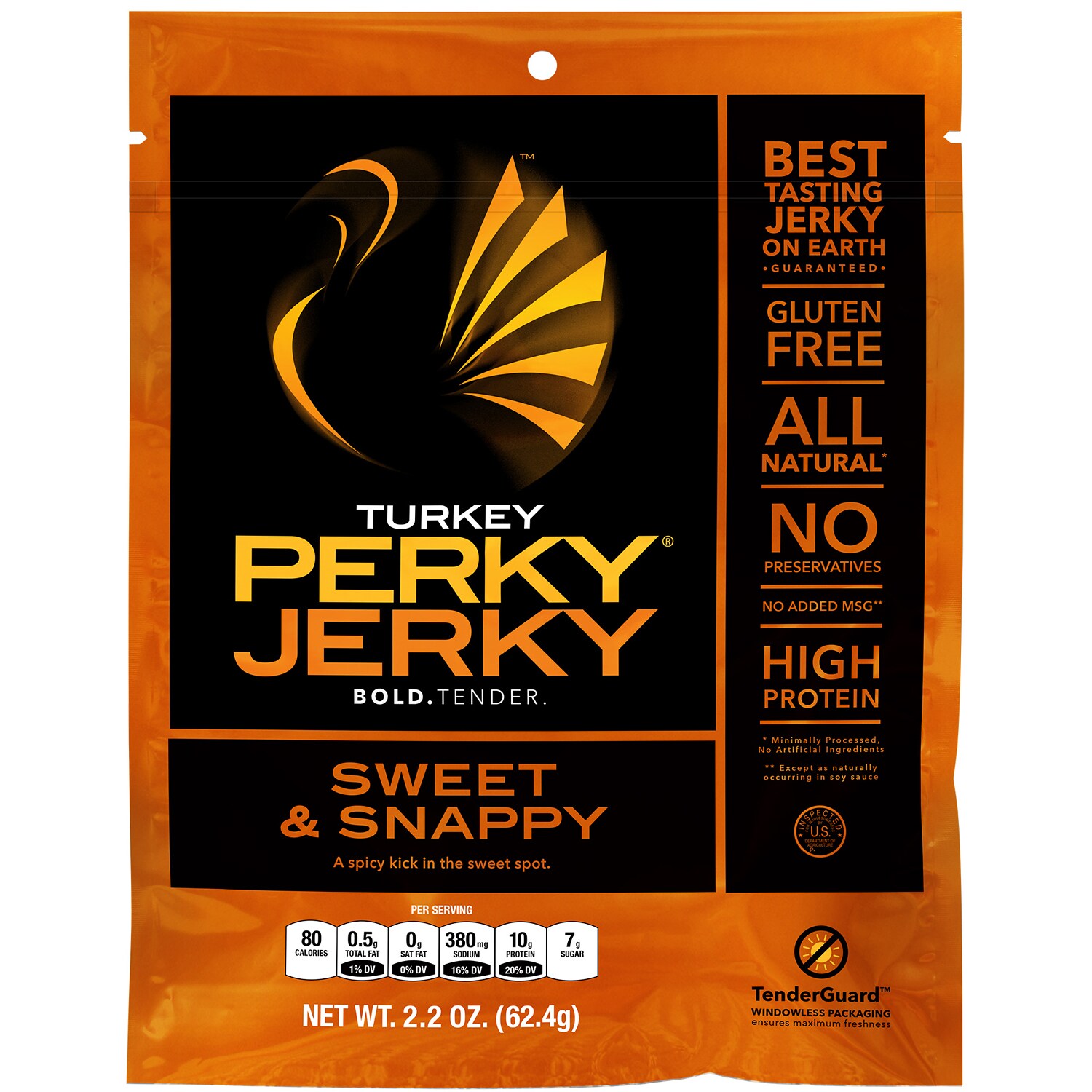 Perky Jerky Turkey Jerky, Sweet and Spicy