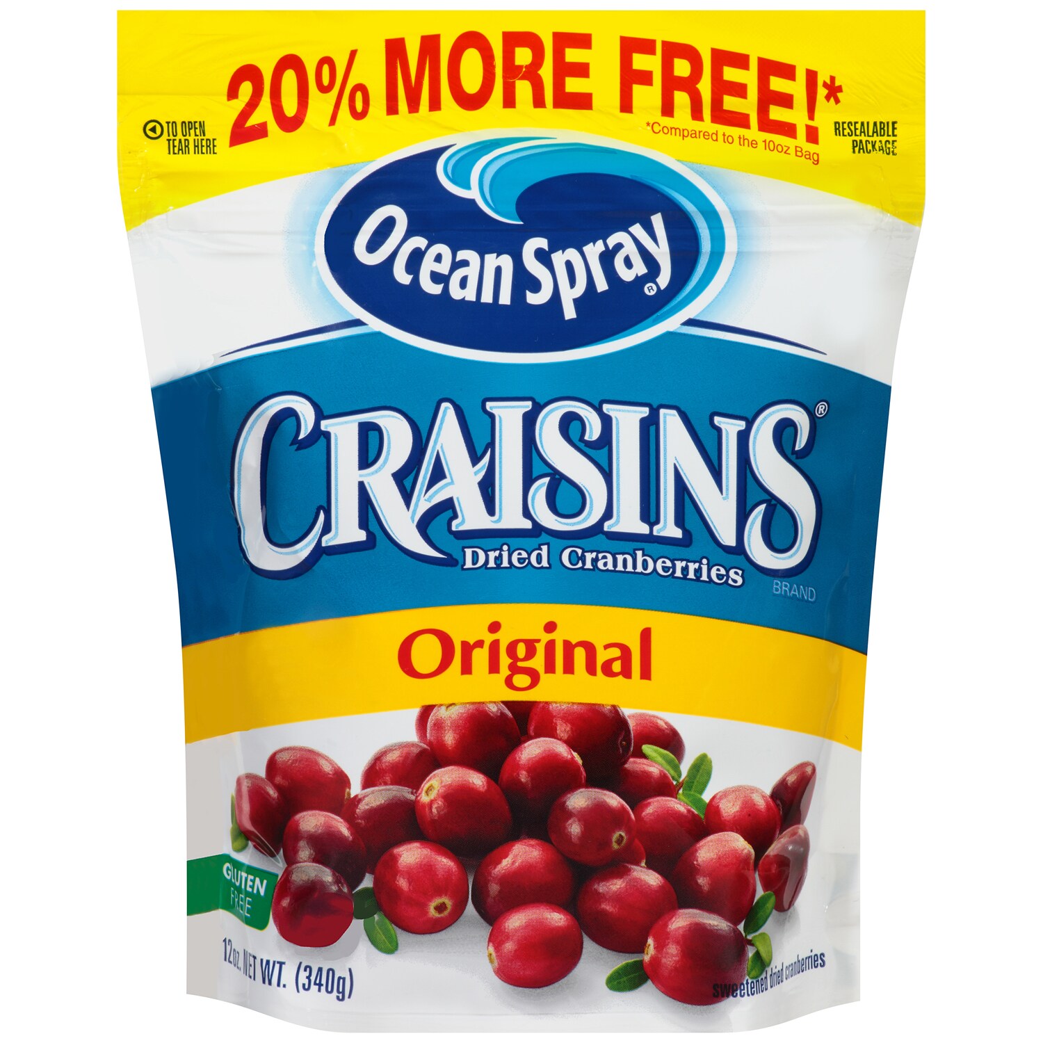 Ocean Spray Craisins Dried Cranberries, Original 