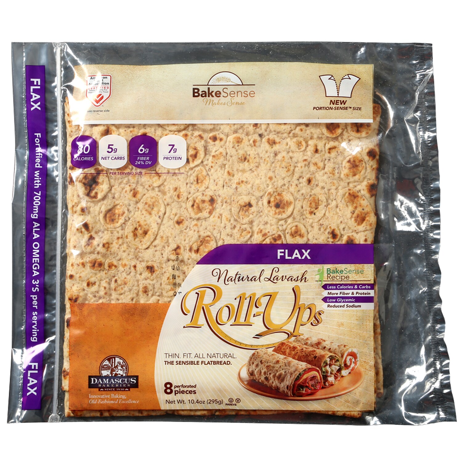 Order Damascus Bakeries AllNatural RollUps, Flax Fast Delivery