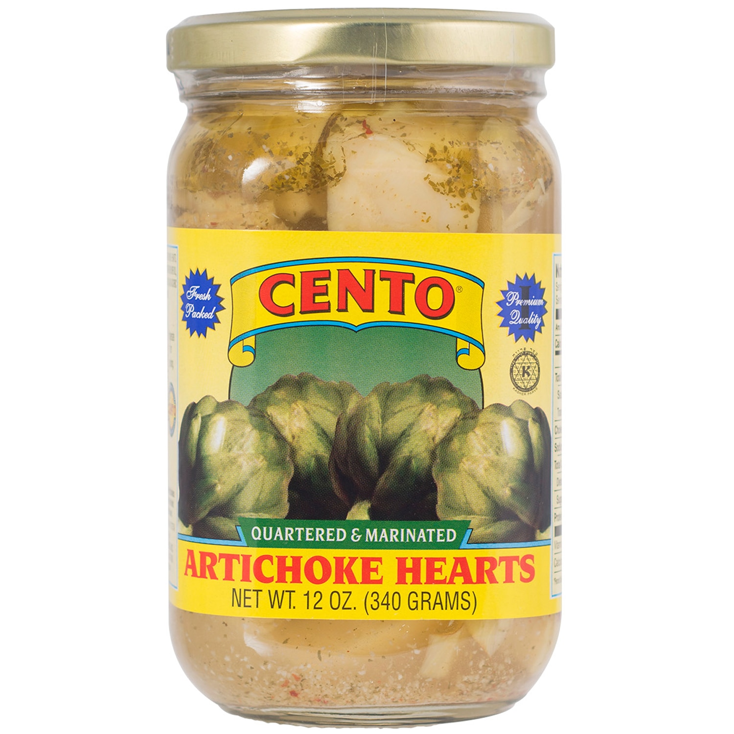 Cento Quartered and Marinated Artichoke Hearts