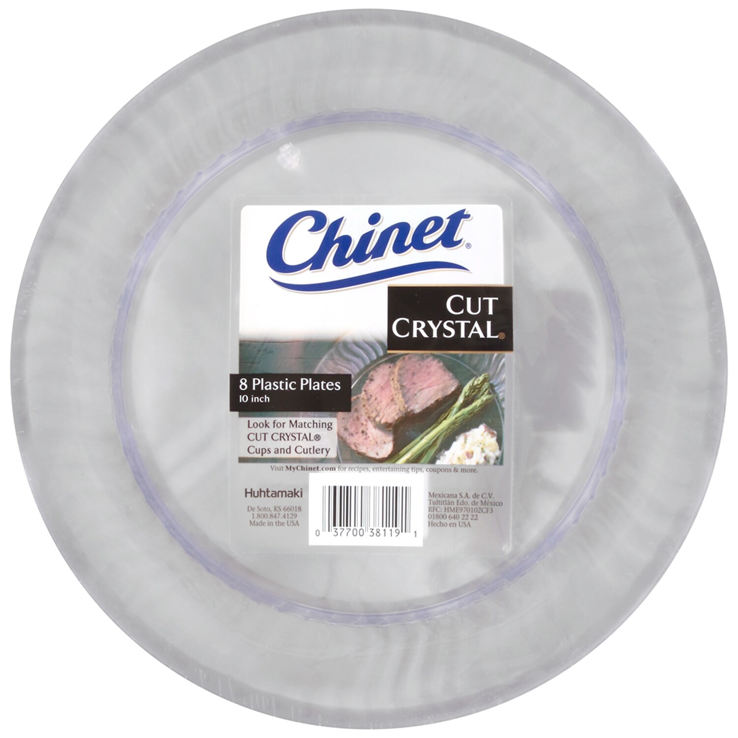 Chinet Cut Crystal Plates 