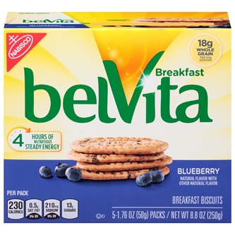 Belvita Breakfast Biscuits, Blueberry
