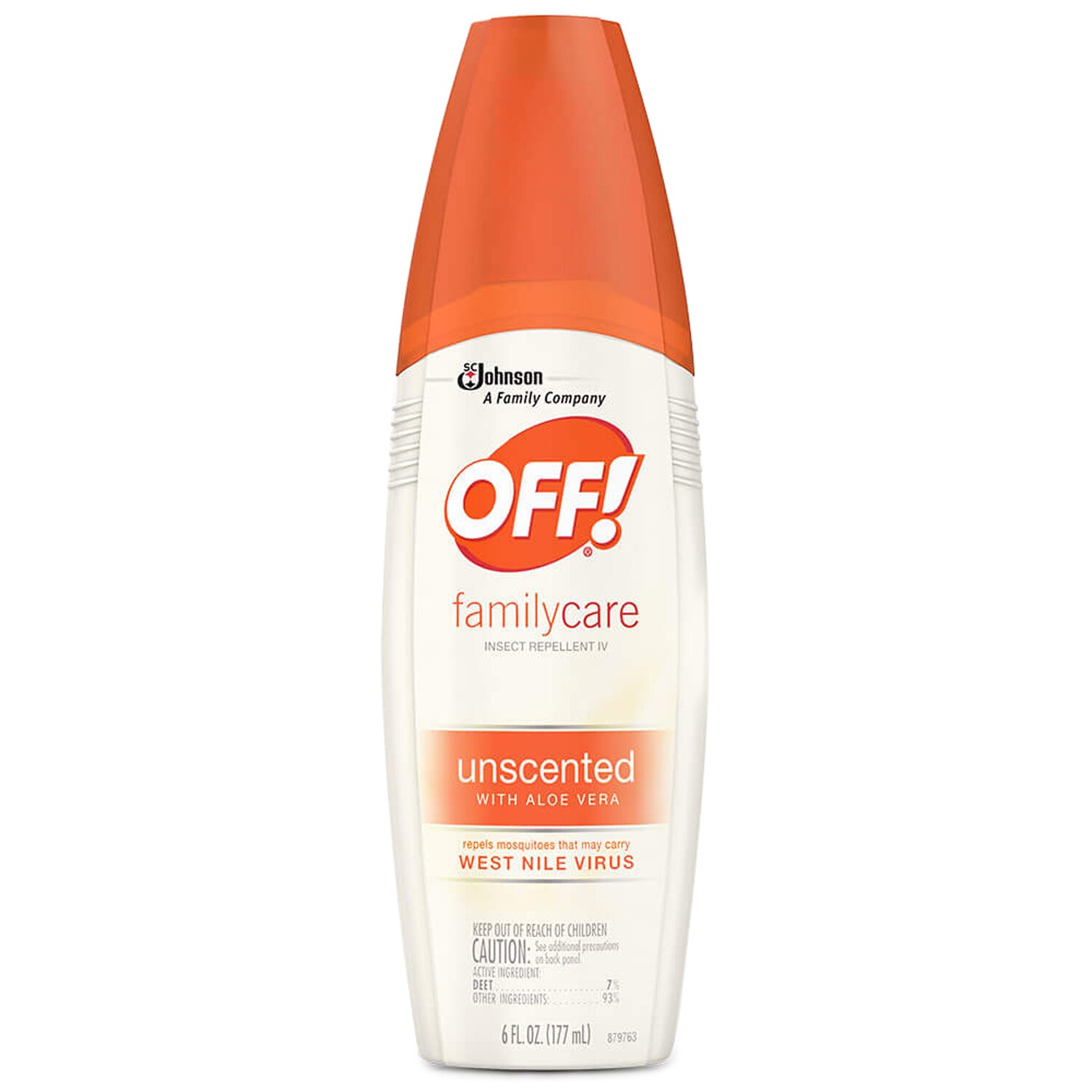 OFF! FamilyCare Insect Repellent, Unscented