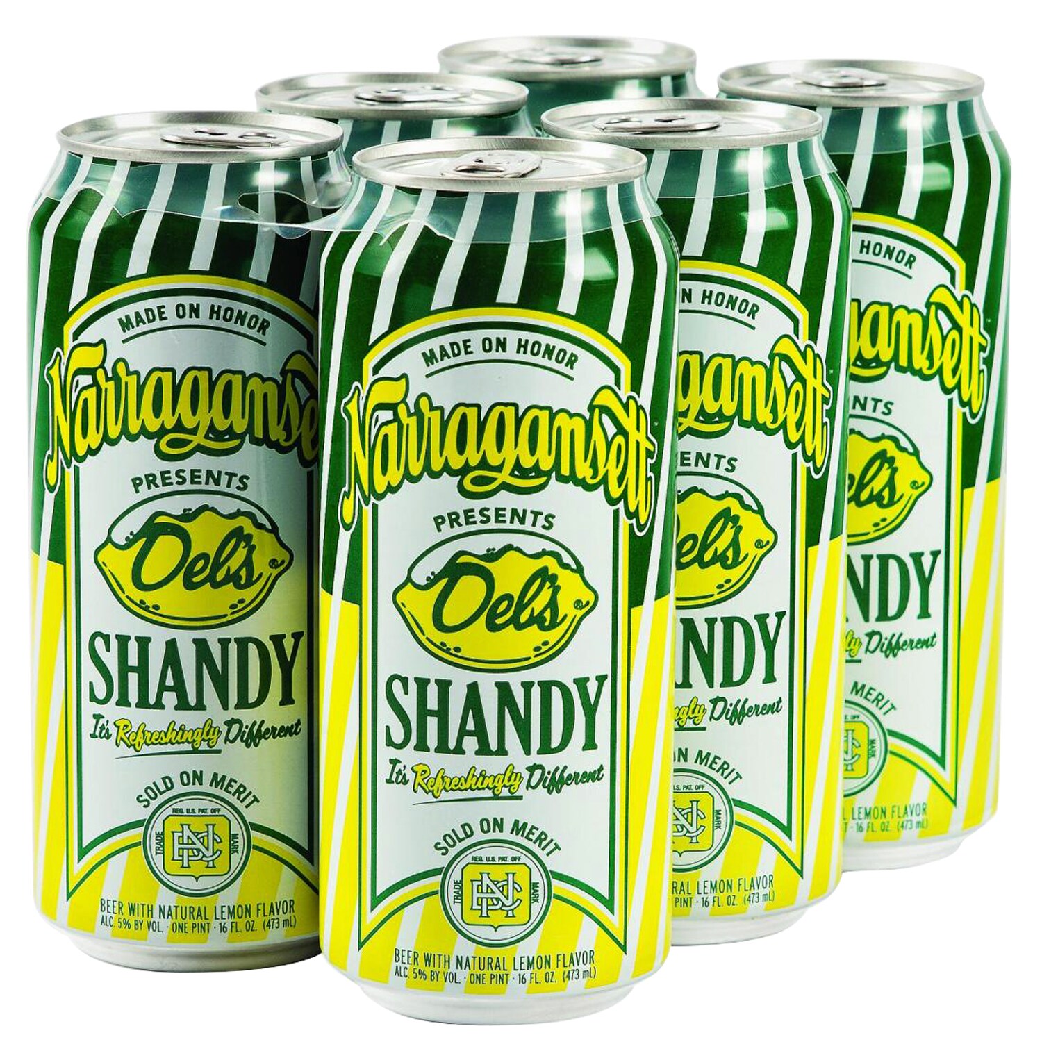 Narragansett Del's Lemon Shandy, Cans