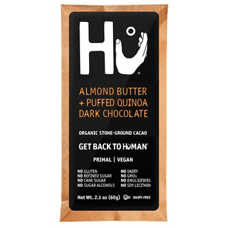 Hu Kitchen Dark Chocolate, Almond Butter + Puffed Quinoa