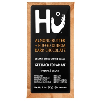Hu Kitchen Dark Chocolate, Almond Butter + Puffed Quinoa