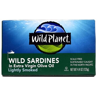 Wild Planet Wild Sardines in Extra-Virgin Olive Oil, Lightly Smoked