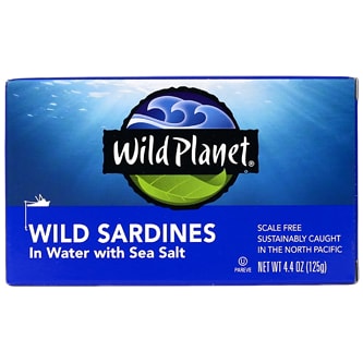 Wild Planet Wild Sardines in Water with Sea Salt