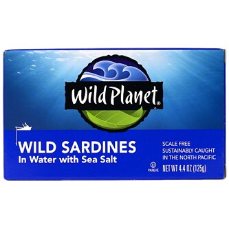Wild Planet Wild Sardines in Water with Sea Salt