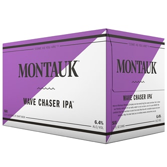 Montauk Brewing Wave Chaser IPA, Cans