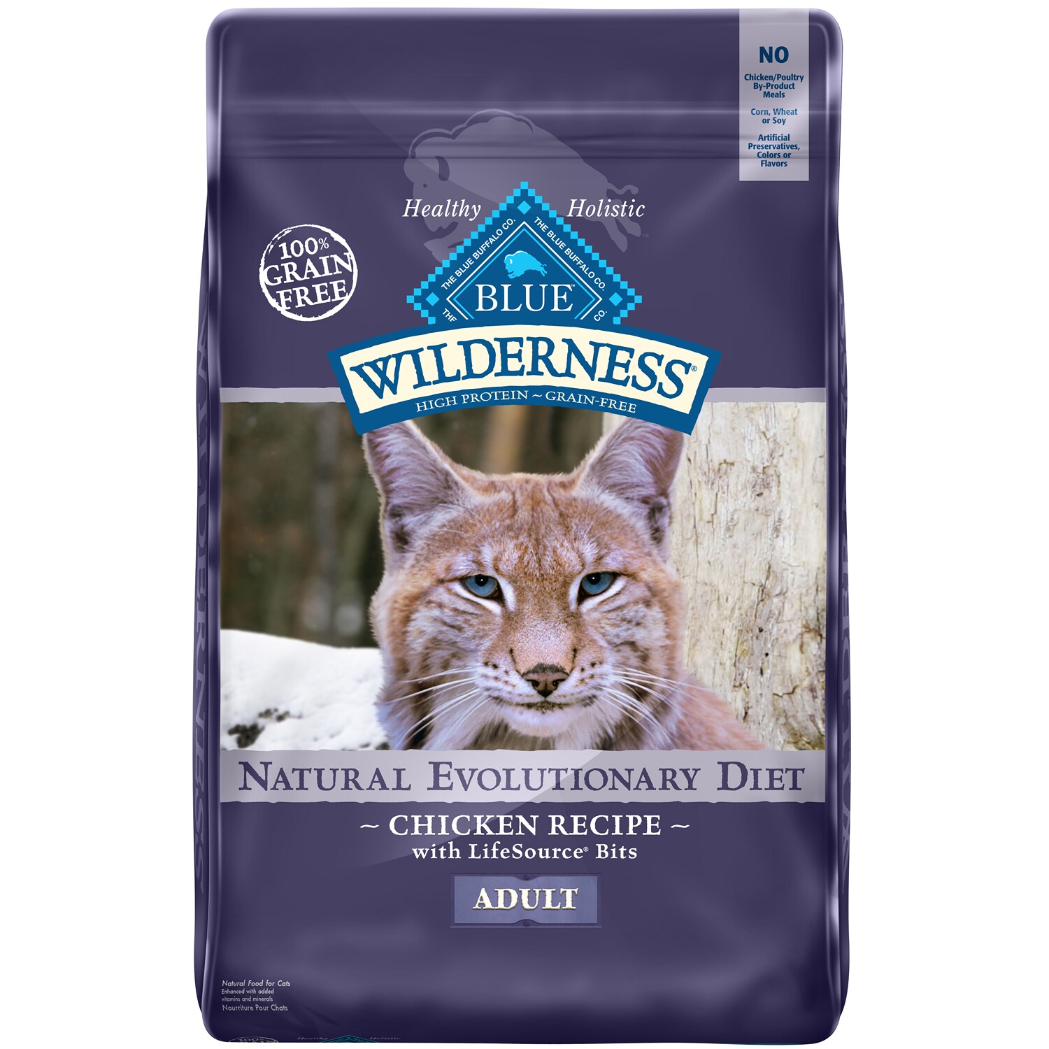 Blue Buffalo Wilderness Natural Evolutionary Diet Adult Cat Food, Chicken Recipe