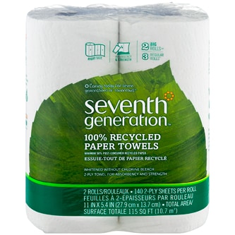 Seventh Generation 100% Recycled 2-Ply Paper Towels